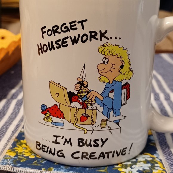 Forget Housework Mug by In Stiches - Picture 2 of 5